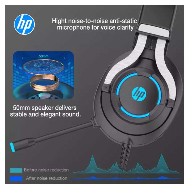 Slusalice Gaming HP H360G 7.1 crne
