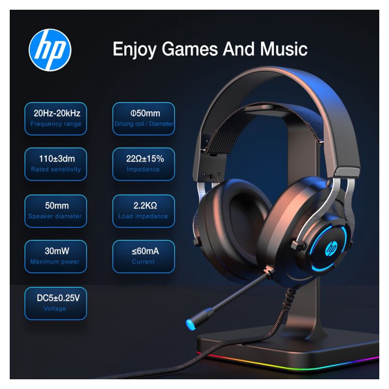 Slusalice Gaming HP H360G 7.1 crne