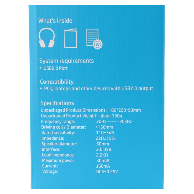 Slusalice Gaming HP H360G 7.1 crne