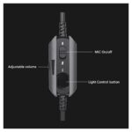 Slusalice Gaming HP H500GS 7.1 RGB USB crne - Slika 3