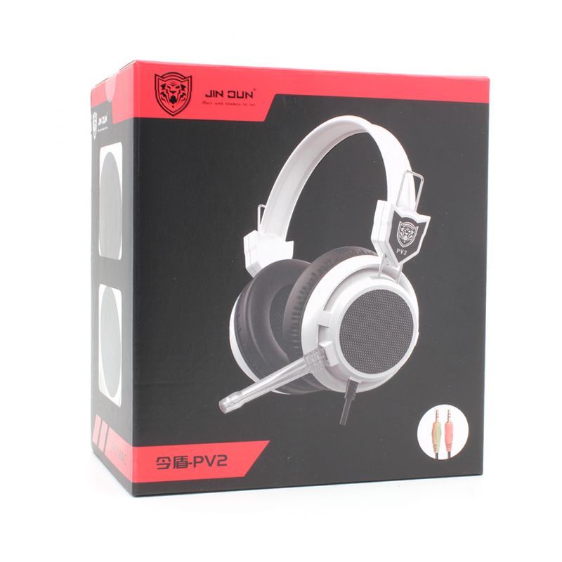 Slusalice Gaming Jindun PV2 bele