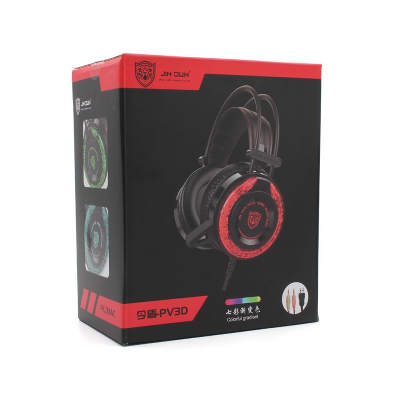 Slusalice Gaming Jindun PV3D crne