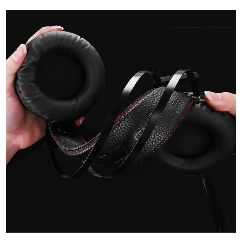 Slusalice Gaming Jindun V3S 7.1 crno crvene