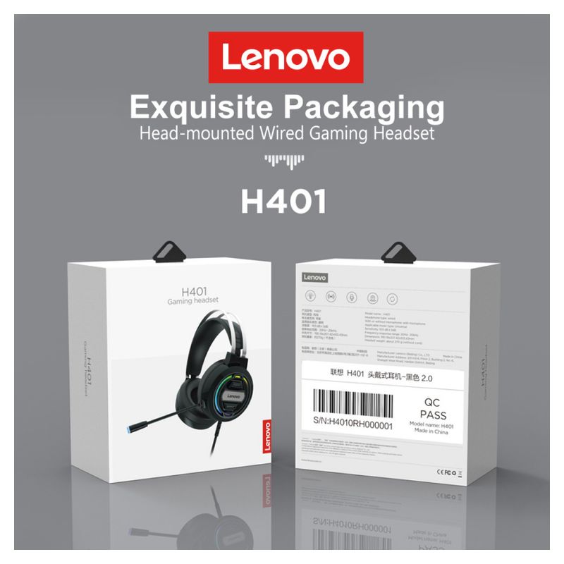 Slusalice Gaming Lenovo H401-1 RGB USB