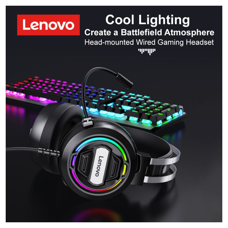 Slusalice Gaming Lenovo H401-1 RGB USB