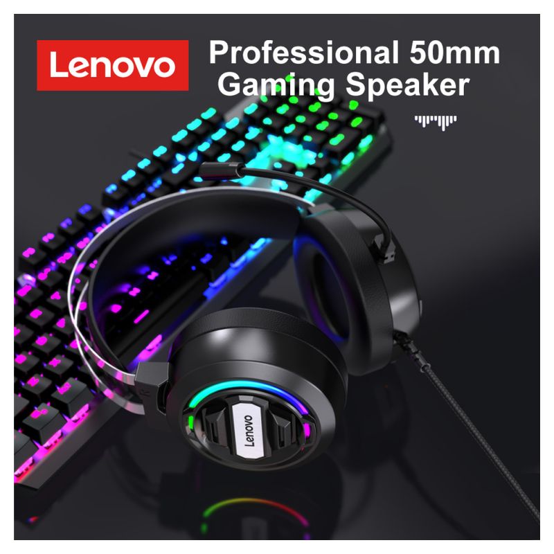 Slusalice Gaming Lenovo H401-1 RGB USB