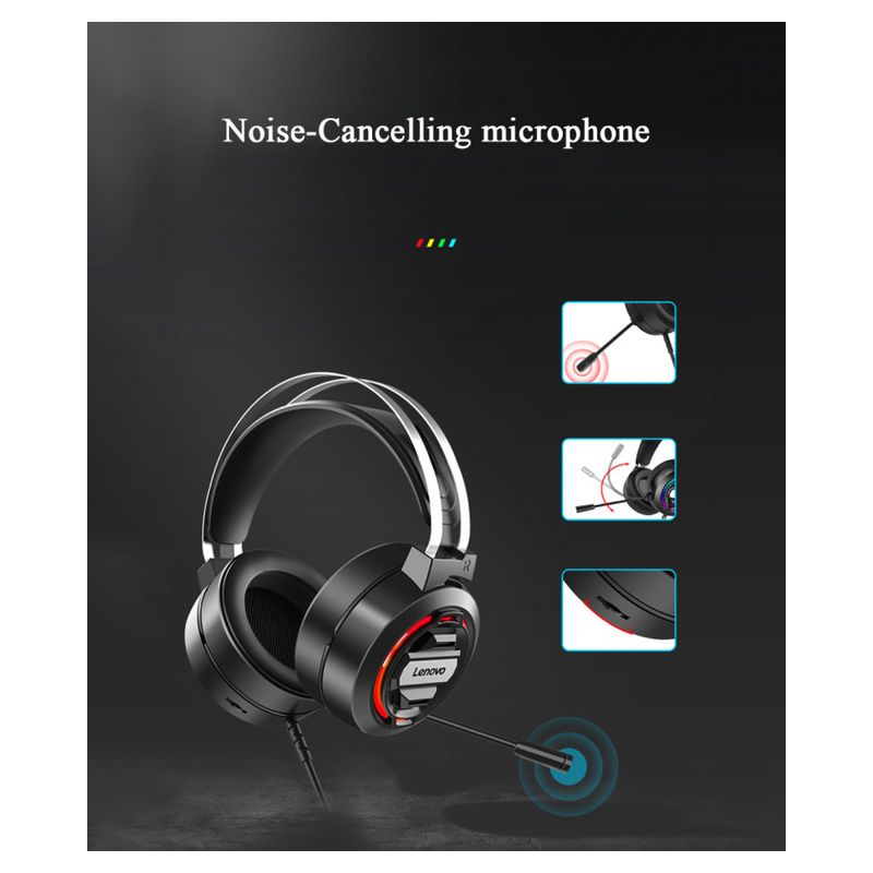 Slusalice Gaming Lenovo H401-1 RGB USB