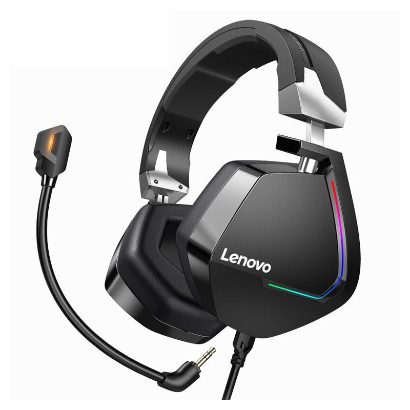 Slusalice Gaming Lenovo H402-1 RGB USB Slusalice Gaming Lenovo H402-1 RGB USB - Slika 1