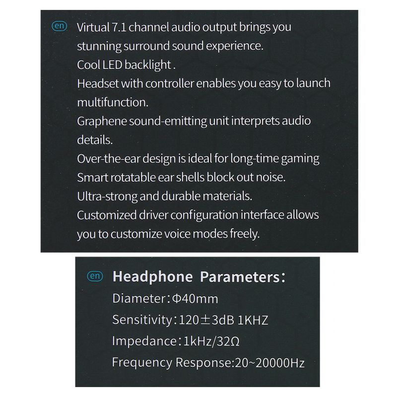 Slusalice Gaming Rapoo VH610 7.1 USB srebrne