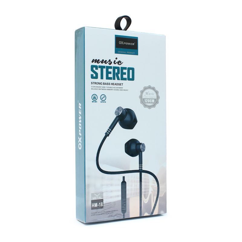 Slusalice Oxpower HM18 3.5mm crne