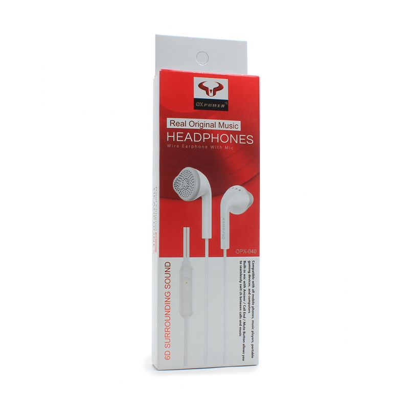 Slusalice Oxpower OPH-04 3.5mm bele