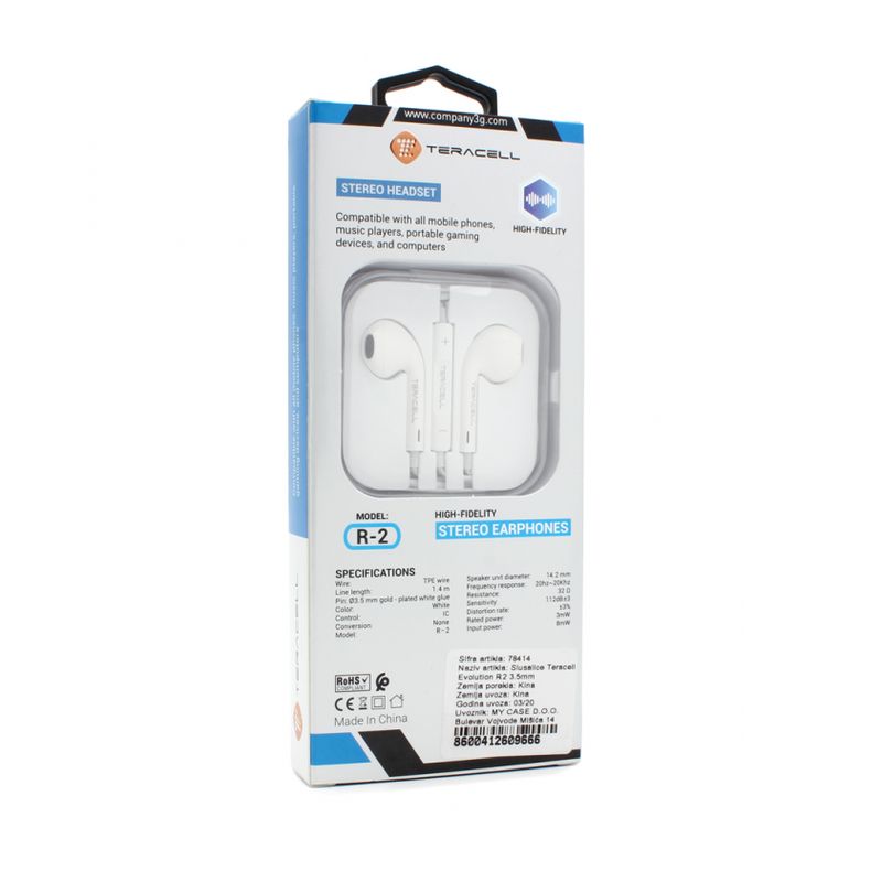 Slusalice Teracell Evolution R2 3.5mm