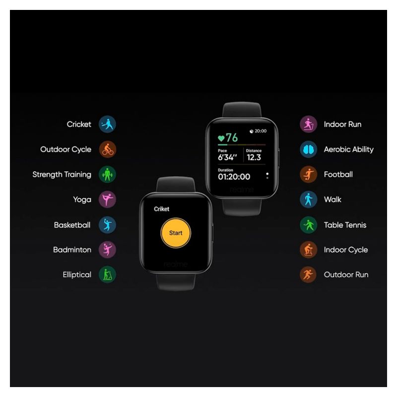 Smart watch Realme 1 crni