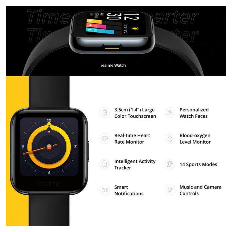 Smart watch Realme 1 crni