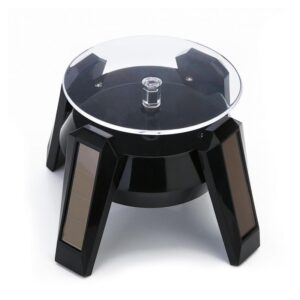 Solarni rotirajuci stalak crni