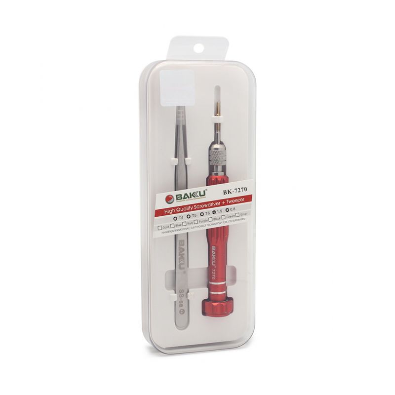 Srafciger sa pincetom BAKU BK-7270 crvena