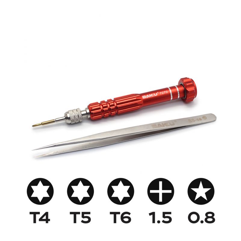 Srafciger sa pincetom BAKU BK-7270 crvena