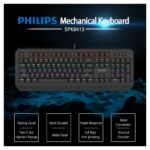 Tastatura Gaming Philips G413 RGB mehanicka crna - Slika 5
