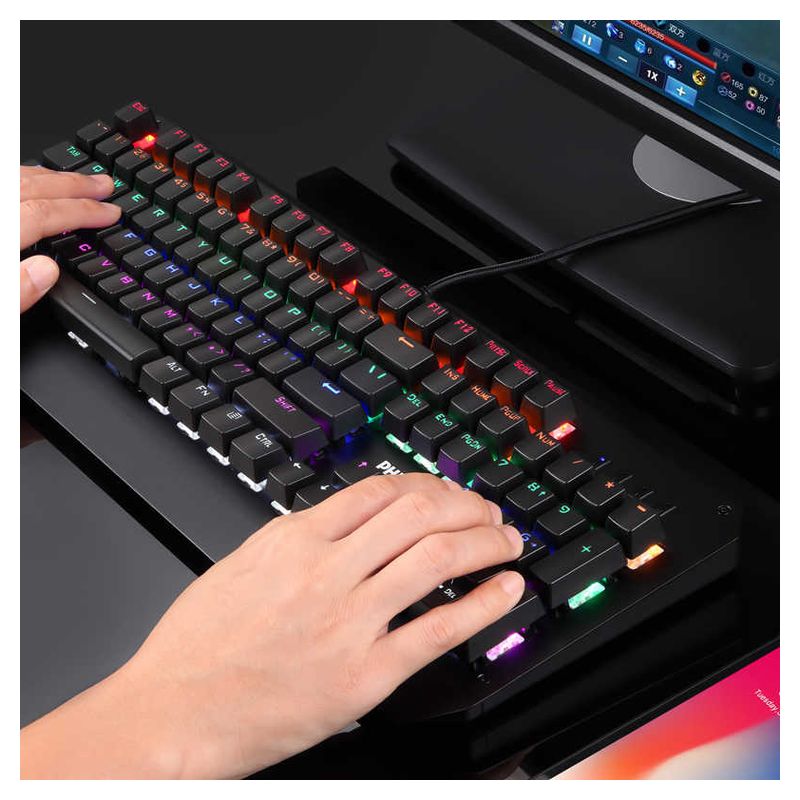 Tastatura Gaming Philips G413 RGB mehanicka crna