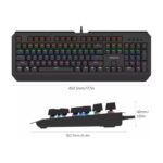 Tastatura Gaming Philips G413 RGB mehanicka crna - Slika 9