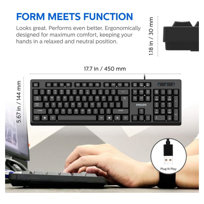 Tastatura Philips SPK6234 crna