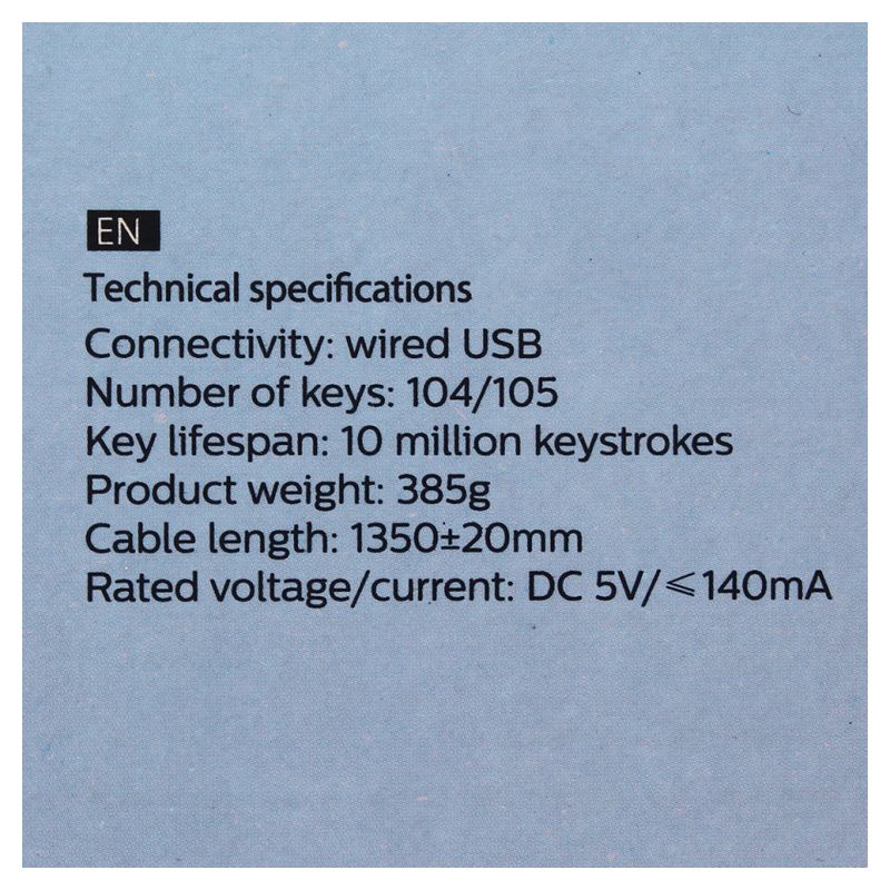 Tastatura Philips SPK6234 crna