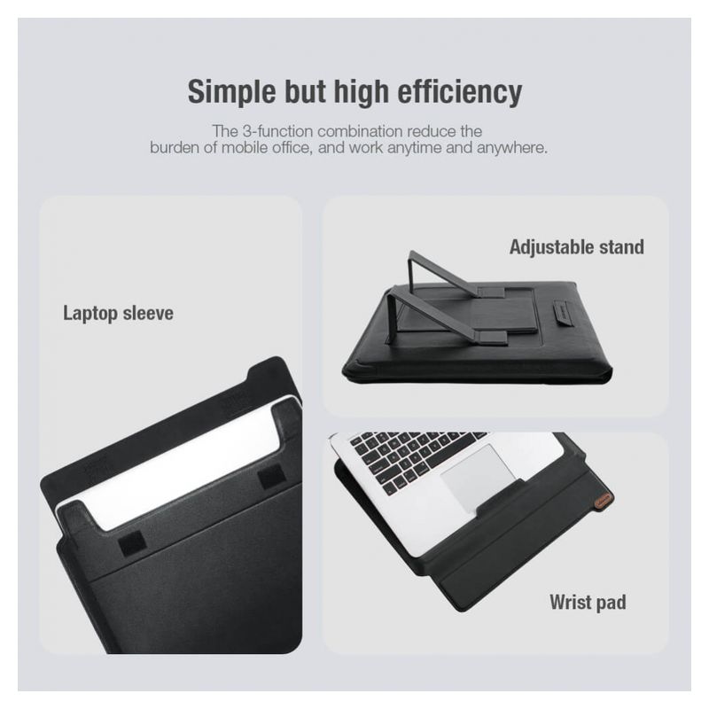 Torba za laptop sleeve Nillkin horizontal 14" crno bela