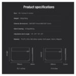 Torba za laptop sleeve Nillkin horizontal 14" crno bela - Slika 12