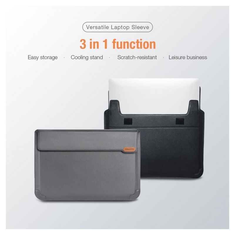 Torba za laptop sleeve Nillkin horizontal 16.1" crno bela