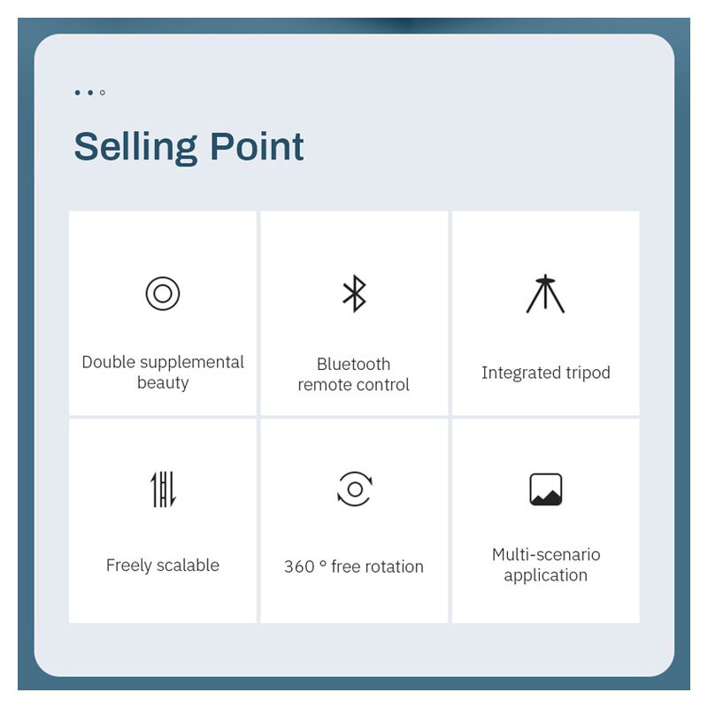 Tripod sa LED rasvetom R12 pink