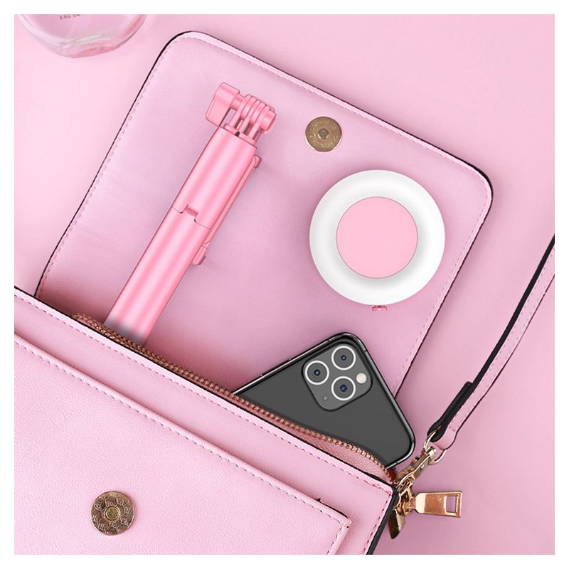 Tripod sa LED rasvetom R12 pink