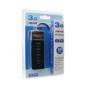 USB 3.0 HUB 4 porta JWD-U36 crni