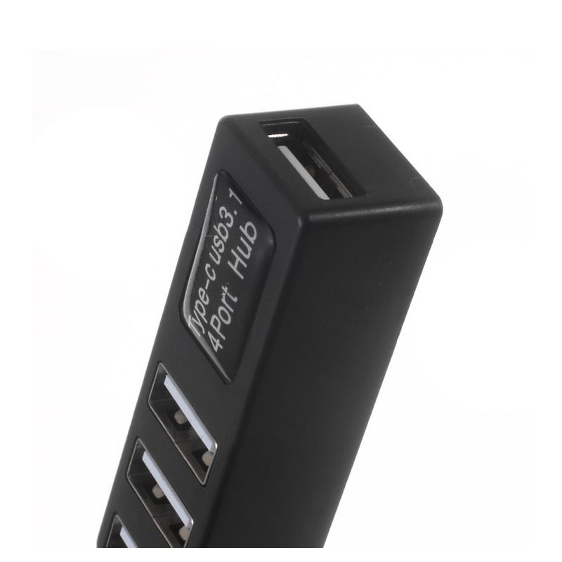 USB 3.1 Type C HUB 4 porta (P-3101) crni