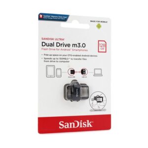 USB Flash memorija SanDisk Ultra 128GB m3.0 Grey&Silver