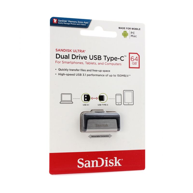 USB Flash memorija SanDisk Ultra 64GB Type C