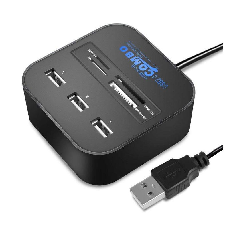 USB HUB i citac kartica 2u1 JWD-U35