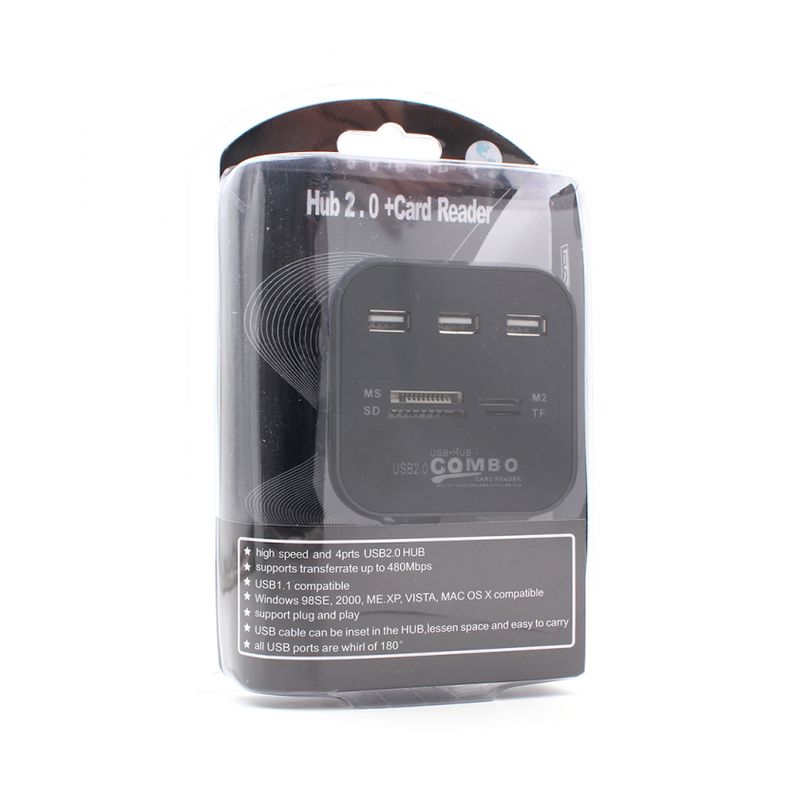 USB HUB i citac kartica 2u1 JWD-U35