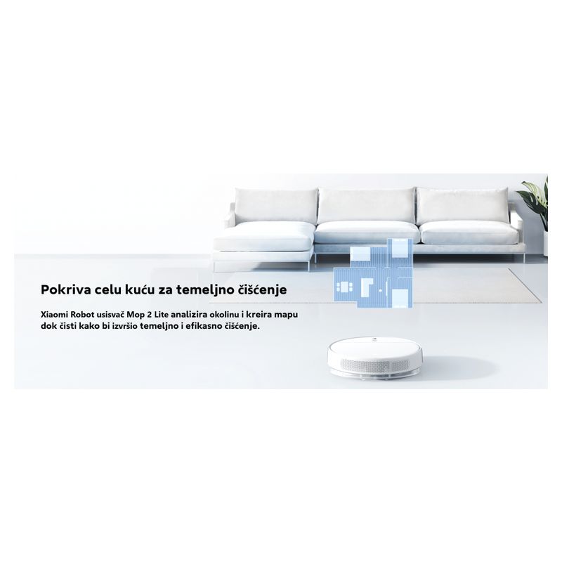 Xiaomi Mi robot usisivac Vacuum Mop 2 lite beli