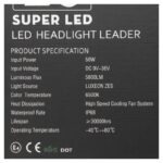 Z6 Led sijalica H4 50W 6500K set - Slika 3