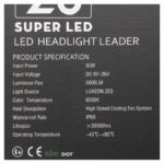 Z6 Led sijalica HB3 9005 50W 6500K set - Slika 4