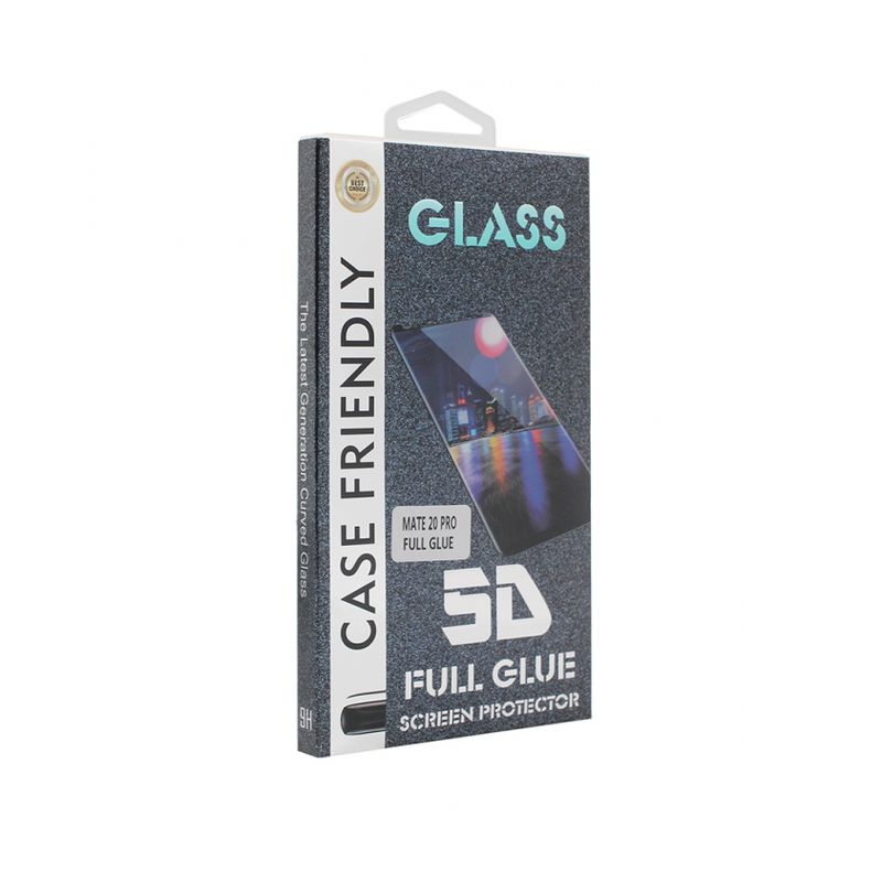 Zaštitno Staklo full glue za Huawei Mate 20 Pro zakrivljeni crni