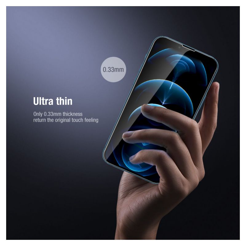 Zaštitno Staklo Nillkin 2u1 HD za iPhone 14 Plus 6.7 crna