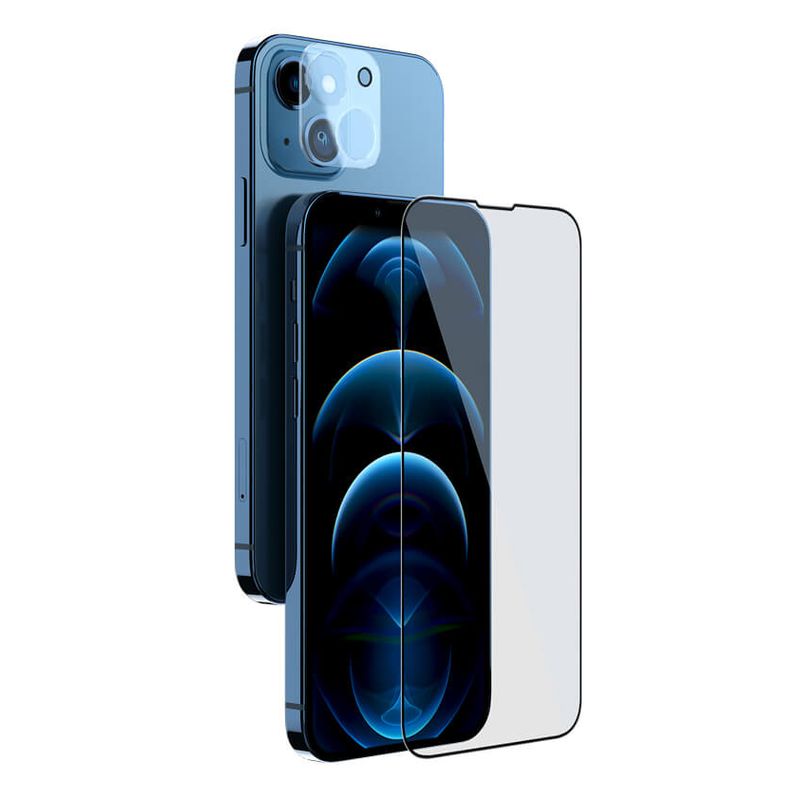 Zaštitno Staklo Nillkin 2u1 HD za iPhone 14 Plus 6.7 crna
