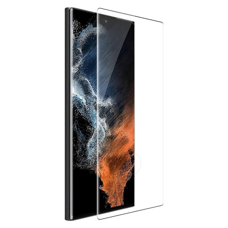 Zaštitno Staklo Nillkin 3D CP+Max za Samsung S908B Galaxy S22 Ultra 5G crni