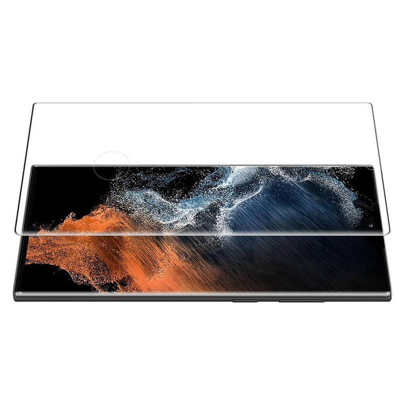 Zaštitno Staklo Nillkin 3D CP+Max za Samsung S908B Galaxy S22 Ultra 5G crni
