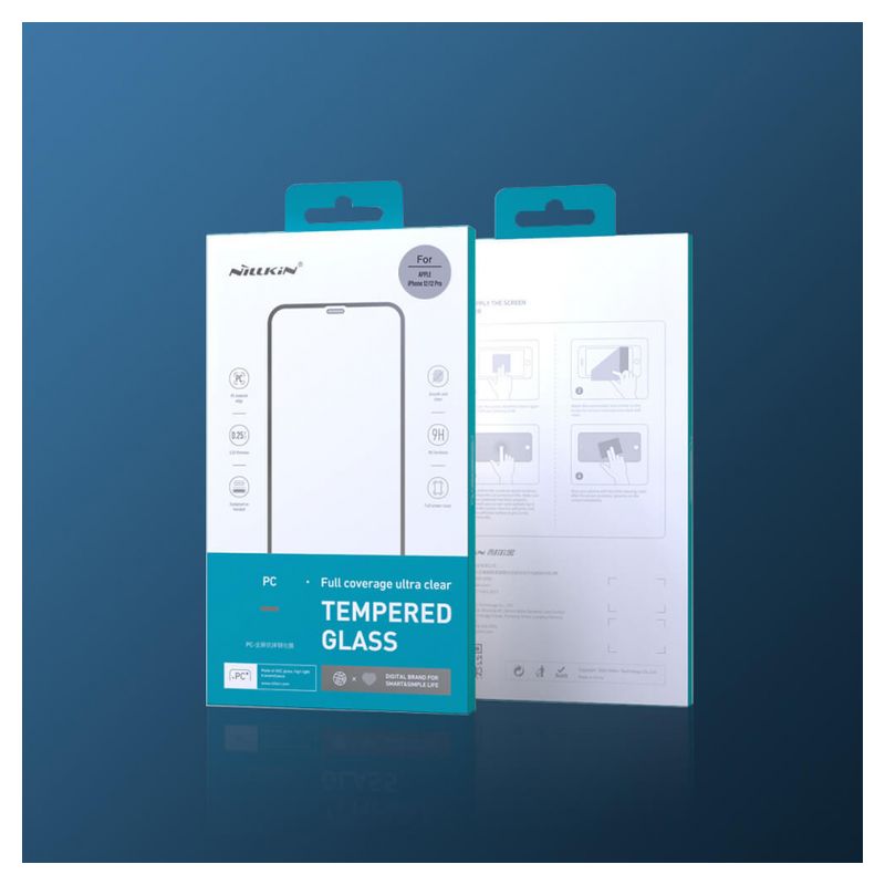 Zaštitno Staklo Nillkin PC Shatterproof za iPhone 12/12 Pro 6.1 crni