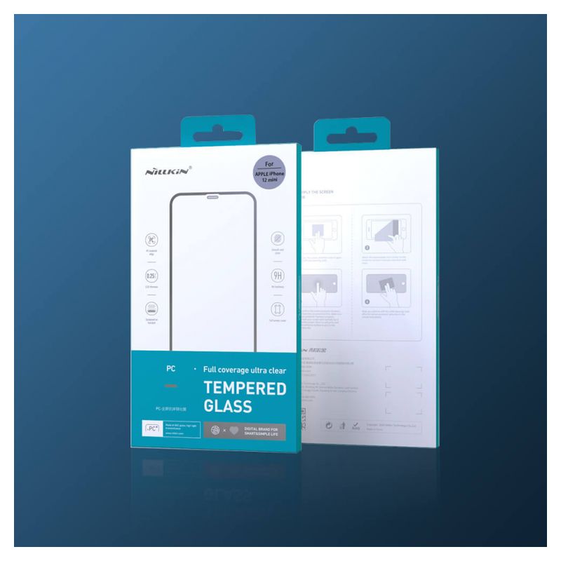 Zaštitno Staklo Nillkin PC Shatterproof za iPhone 12 Mini 5.4 crni