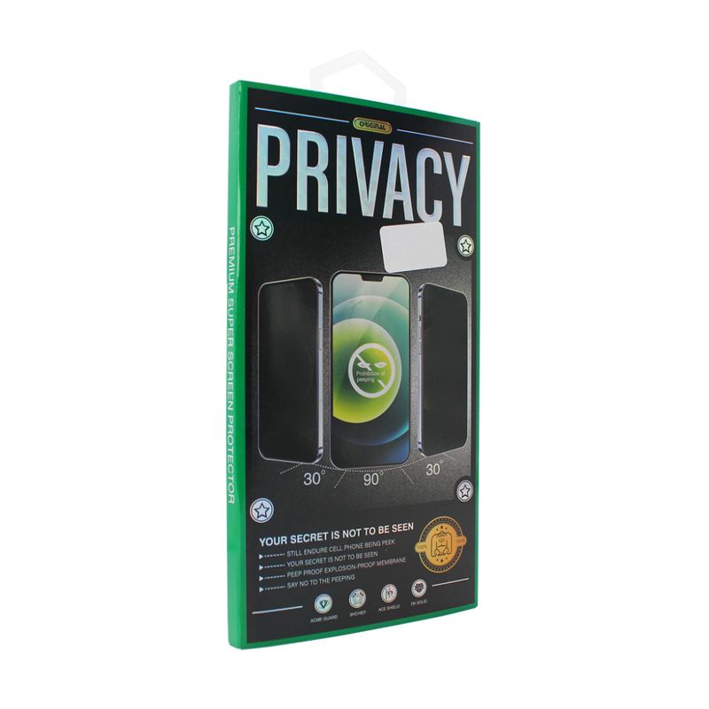 Zaštitno Staklo Privacy 2.5D full glue za iPhone 13 Pro Max 6.7 crni