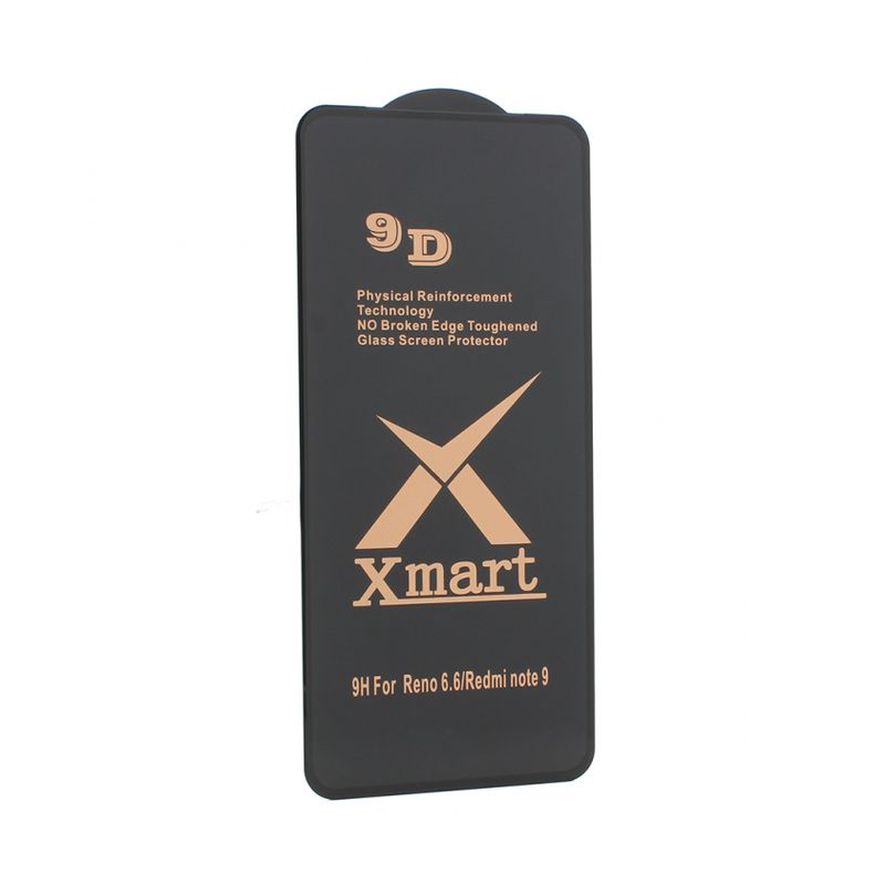 Zaštitno Staklo X mart 9D za Xiaomi Redmi Note 9/Redmi 10X 4G crni