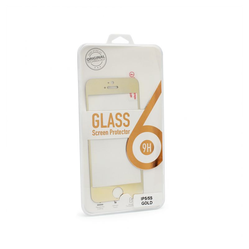 Zaštitno Staklo za iPhone 5 zlatni